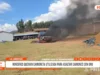Huamachuco: ronderos queman camioneta utilizada para asaltar camiones con oro