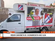 Trujillo: roban camioneta de excongresista Kike Alva
