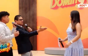 Yorwin Cipriano estuvo presente en Feliz Domingo