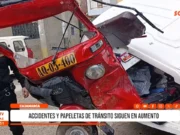 Cajamarca: Accidentes y papeletas de tránsito siguen en aumento