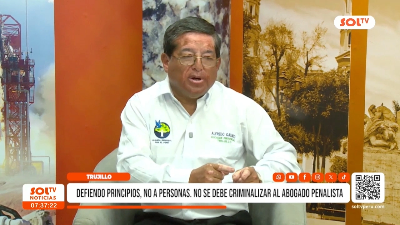 Trujillo: Alfredo Galindo pide no criminalizar a abogados penalistas tras críticas a Robert De La Cruz