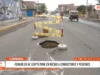 Trujillo: Forado en av. Egipto pone en riesgo a conductores y peatones.