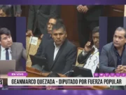 «Se aprobaron facultades insuficientes; se limita la participación de las FF. AA. y no se considera a las organizaciones criminales como terroristas»: Geanmarco Quezada, diputado por Fuerza Popular