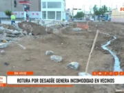 Trujillo: Rotura de tubería de desagüe genera aniego y malos olores en urbanización Santa Teresa de Ávila
