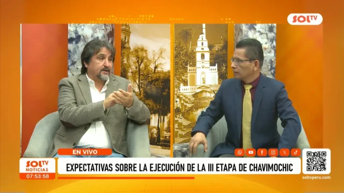Trujillo: Yuri Armas habla de las expectativas sobre la ejecución de la III etapa de Chavimochic