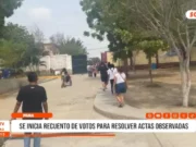 Piura: se inicia recuento de votos para resolver actas observadas