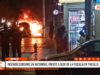 Trujillo: incendio vehicular destruyó auto frente a Fiscalía