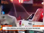 Chiclayo: local comercial quedo reducido a cenizas tras incendio