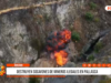 Áncash: destruyen socavones de mineros ilegales en Pallasca