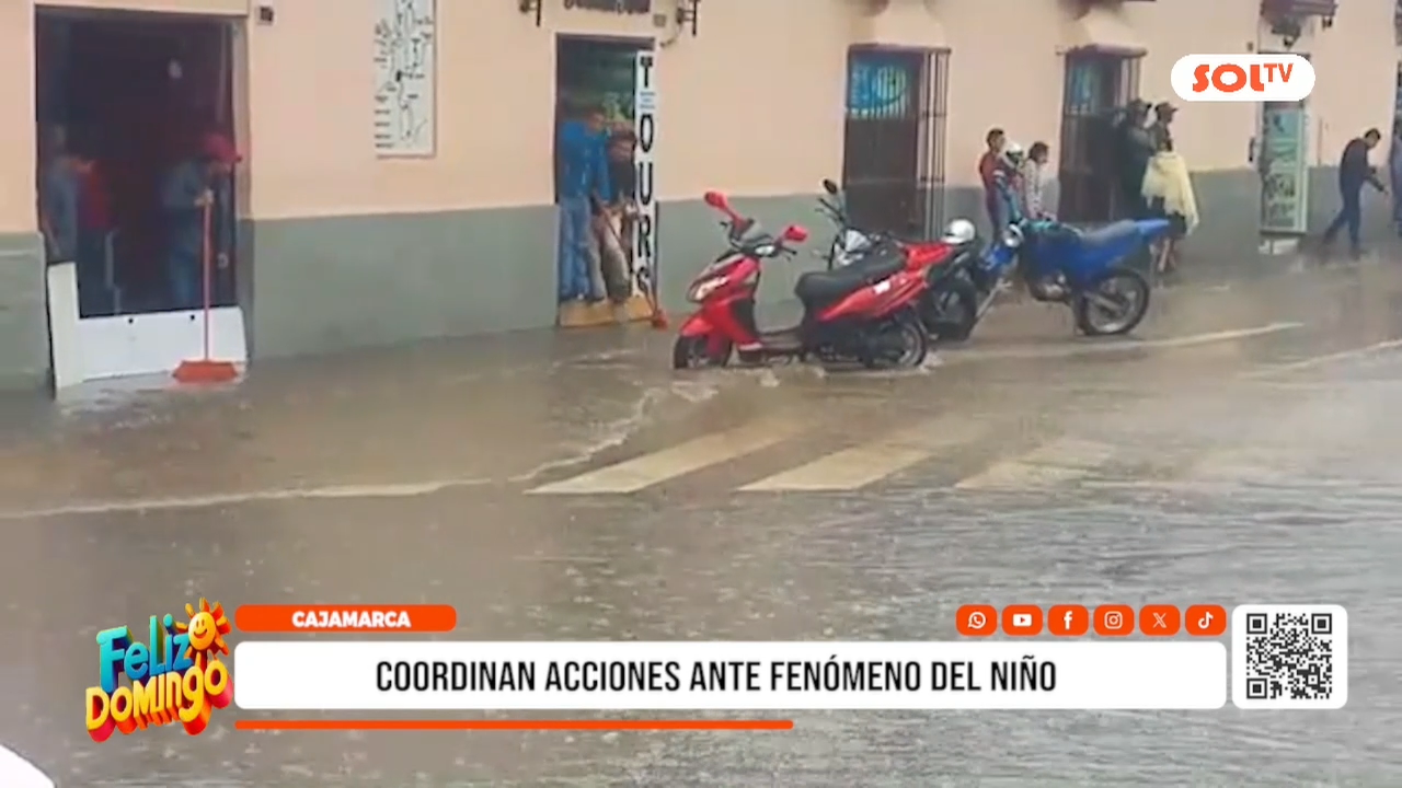 Cajamarca: coordinan acciones ante el fenómeno El Niño