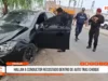 Trujillo: hallan a conductor recostado dentro de su coche tras choque