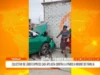 Trujillo: colectivo de Líder Express casi aplasta contra la pared a madre de familia
