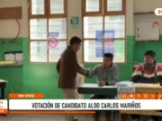 Elecciones 2026: Aldo Carlos Mariños vota en Pataz para participar en la jornada electoral
