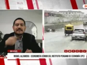 Advierte economista senior del Instituto Peruano de Economía (IPE), Miguel Alzamora. “El Niño podría reducir en más de un punto el crecimiento económico del Perú”