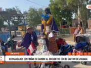 Piura: hermandades continúan su camino al encuentro con el Señor Cautivo de Ayabaca