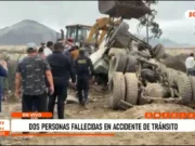 La Libertad: dos jóvenes mueren en accidente en la Panamericana Norte