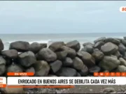 Vecinos de Buenos Aires alertan sobre deterioro del enrocado y exigen presupuesto para reforzarlo