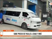 Trujillo: pasaje a Virú y Chao sube de S/7 a S/10 por alza del precio combustible